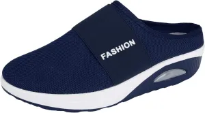 Women's Backless Walking Sneakers Summer Slip-on Tennis Shoes Womens Mesh Breathable Dress Casual Shoes Waterproof Sneakers Black Tennis Shoe White Loafers