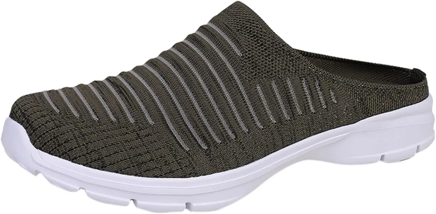 Women's Casual Slip on Half Shoes Breathable Non Slip Work Shoes Women Casual Men's Shoes Casual Fashion Sneakers Platform Tennis Shoe Loafers Casual Slip On