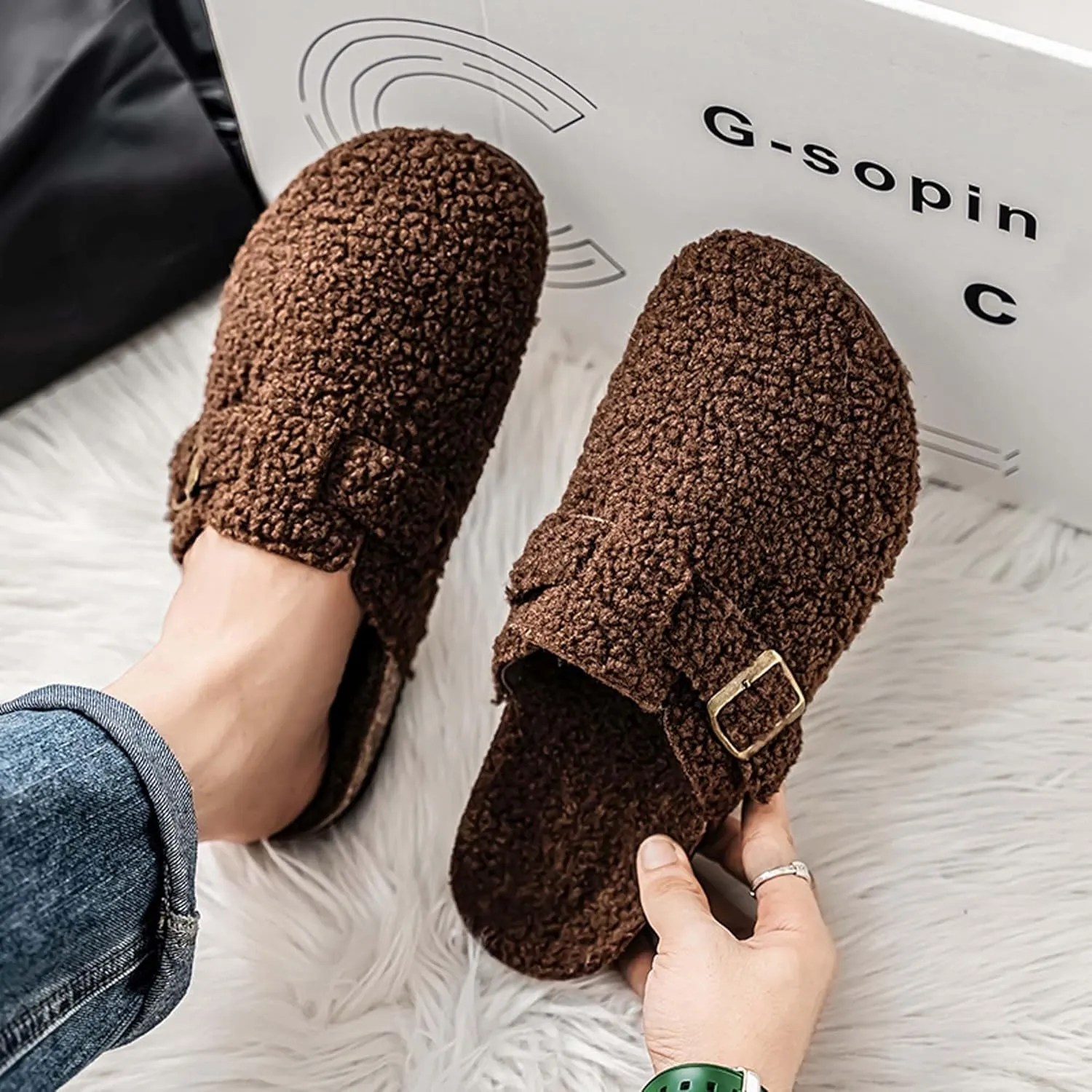Women's Memory Foam Washable Clog House Slipper with Wide Widths