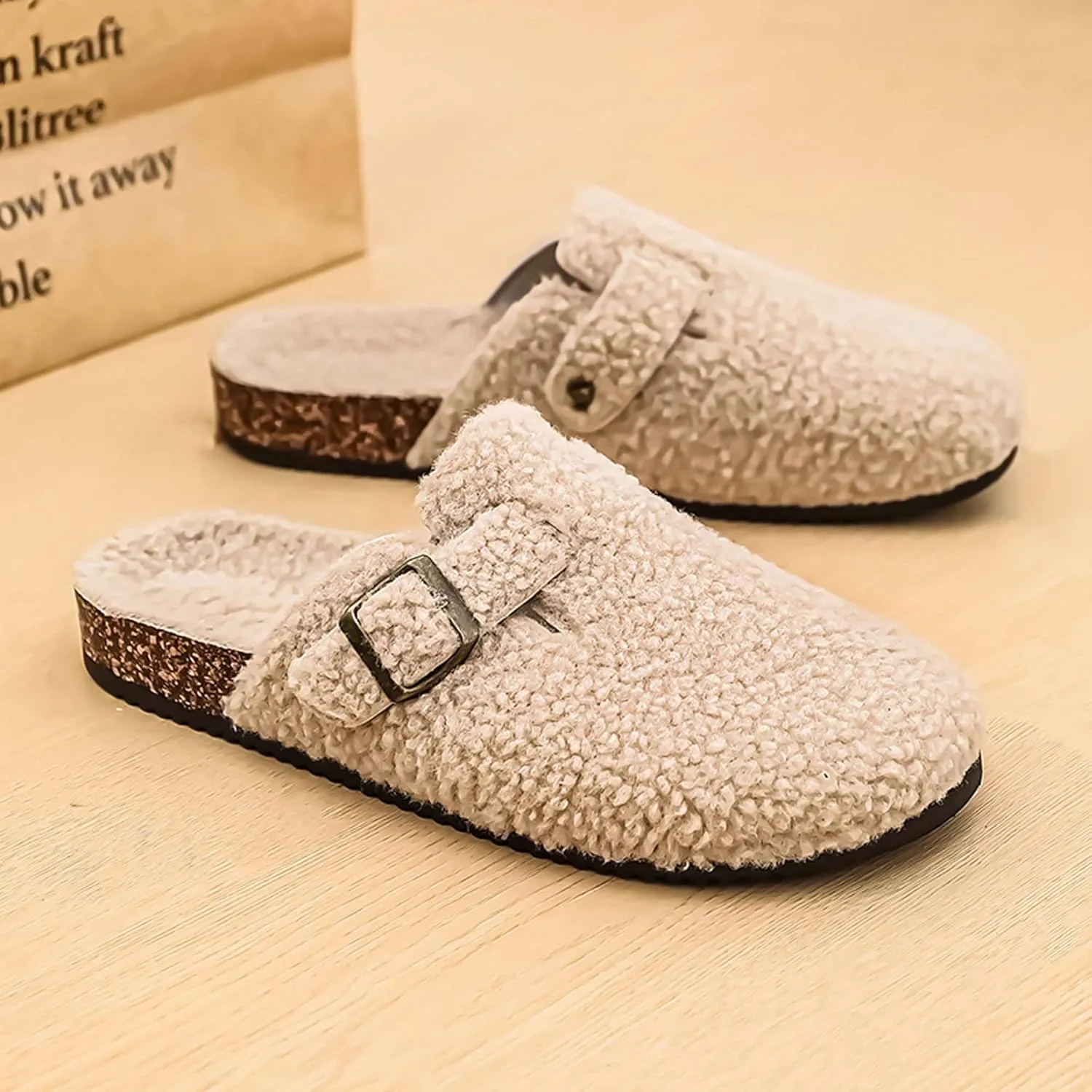Women's Memory Foam Washable Clog House Slipper with Wide Widths
