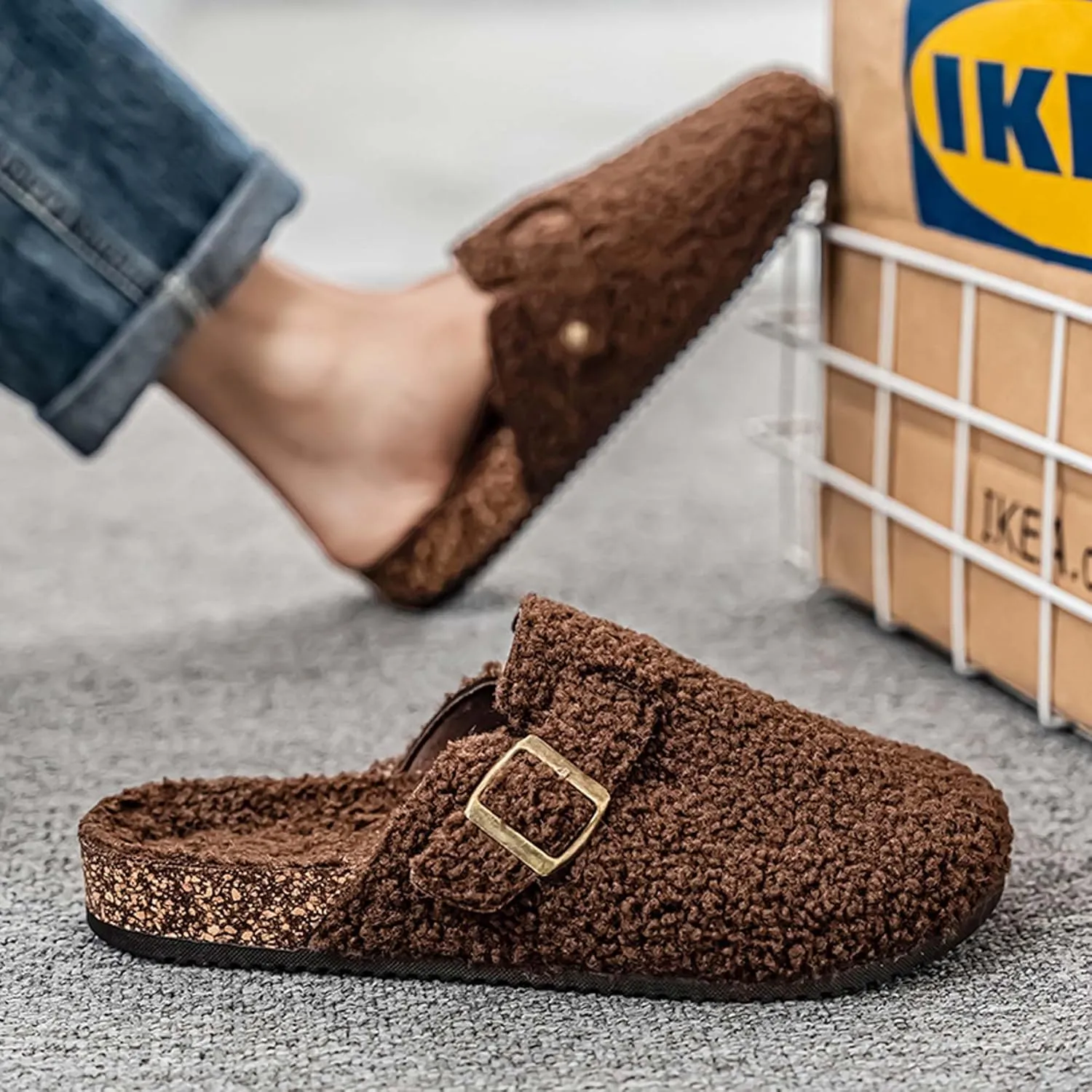 Women's Memory Foam Washable Clog House Slipper with Wide Widths