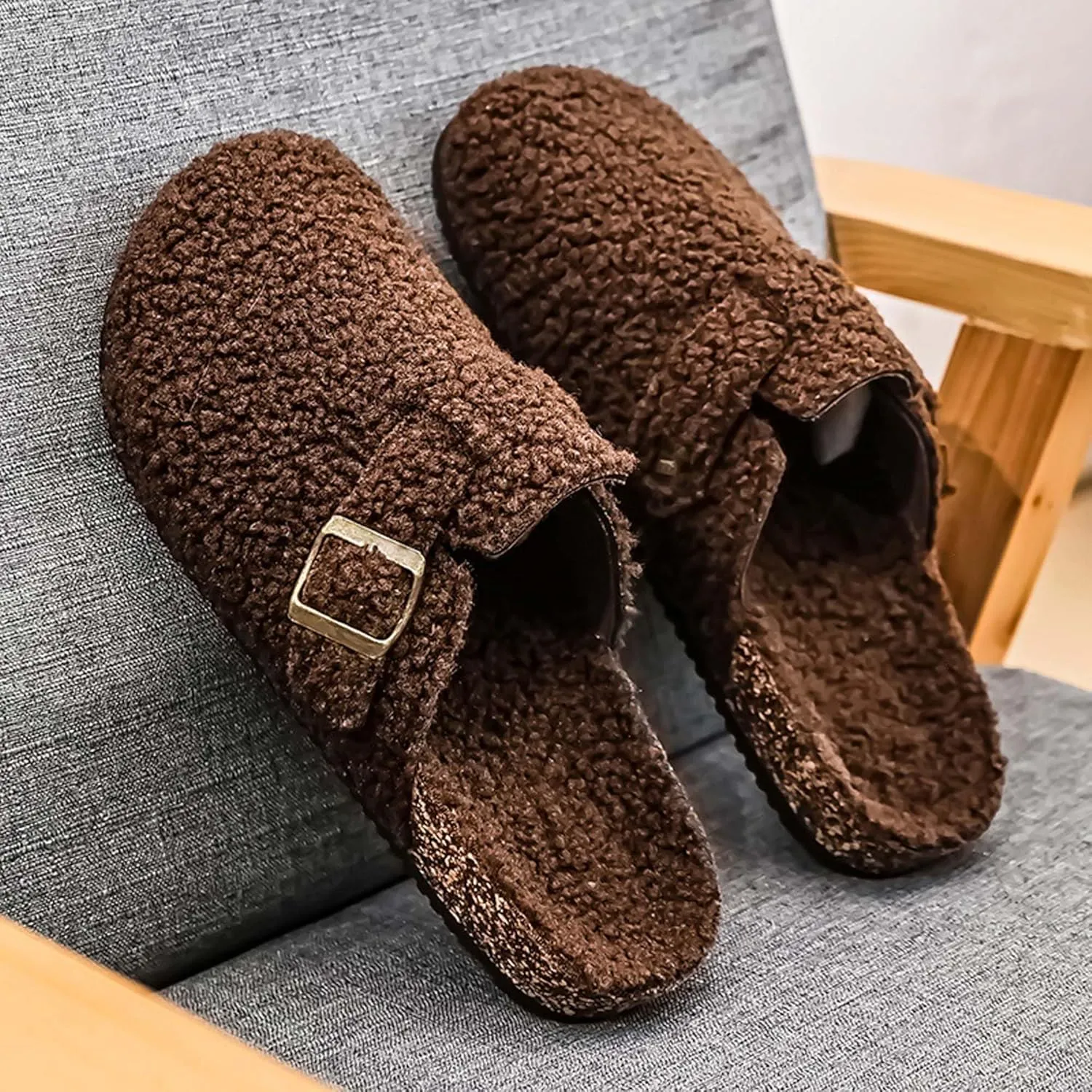 Women's Memory Foam Washable Clog House Slipper with Wide Widths