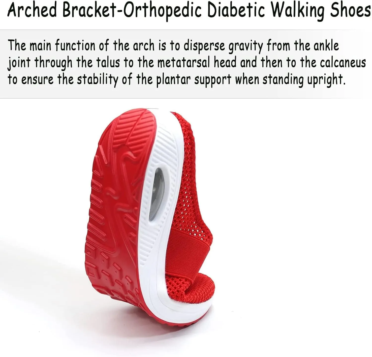 Womens Mules Lightweight Walking Slippers Summer Slip On Mule Shoes Backless Orthopedic Platform Sliipers Breathable Mesh Air Cushion Sneakers Arch Support Wedge Slipper Diabetic Walking Shoes