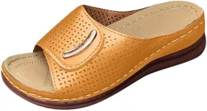 Womens Slingback Sandal Non Slip Slippers Casual Flat Slip On Walking Shoes Beach Wear