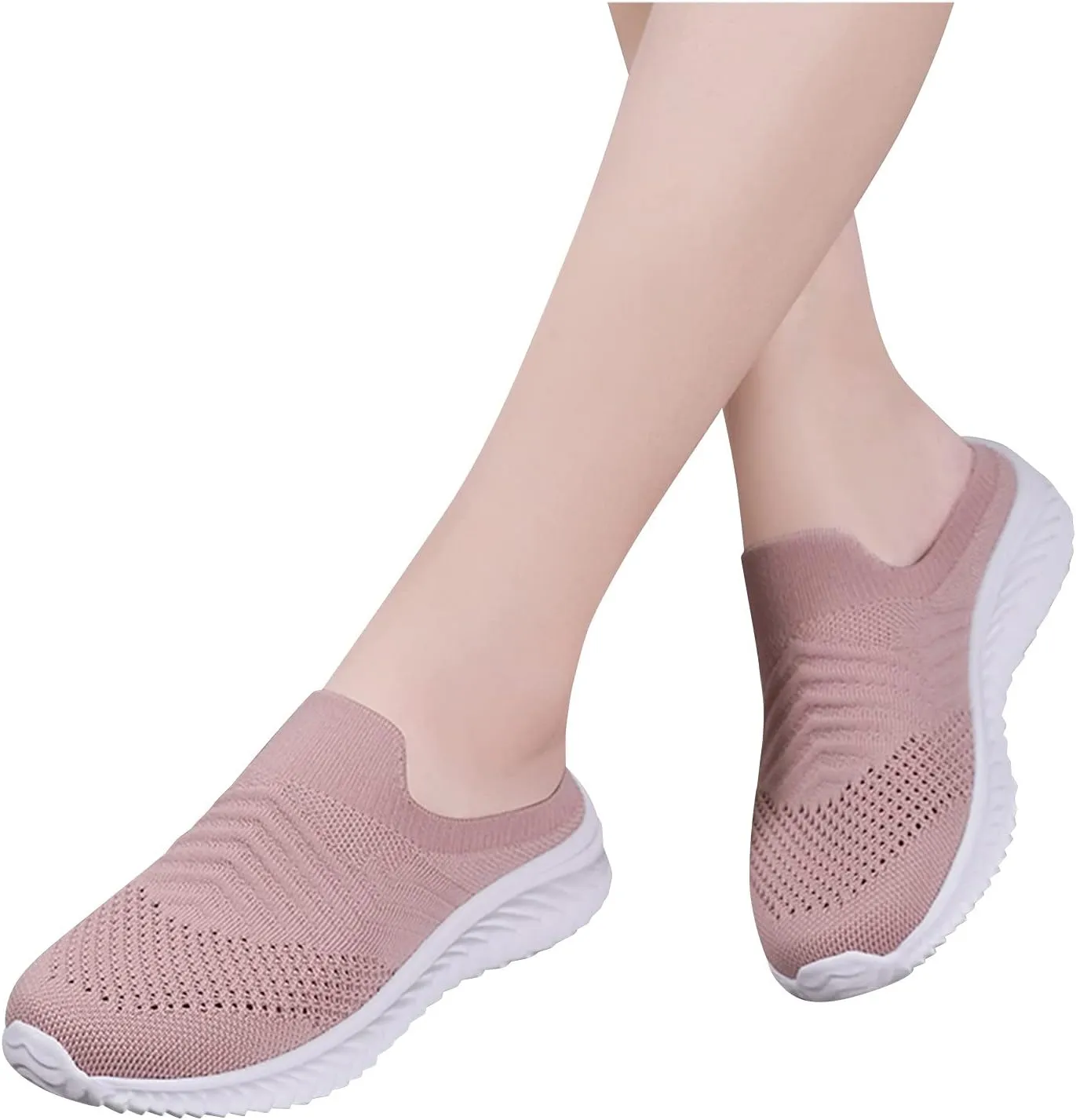 Women's Slip-on Mule Sneakers Lightweight Running Shoes for Men Jogging Business Casual Shoes Men Shoes Sneakers Black Tennis Shoe Loafers Shoe