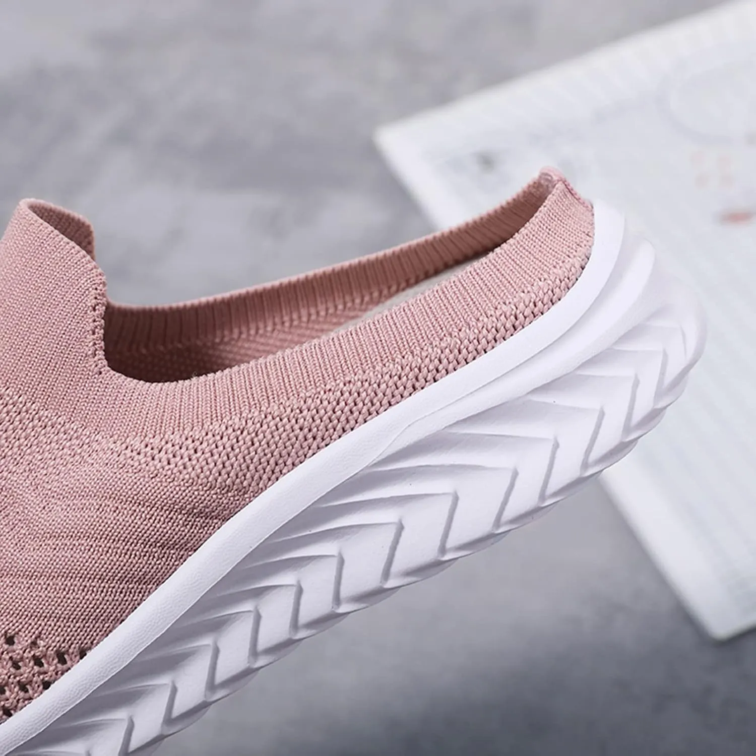 Women's Slip-on Mule Sneakers Lightweight Running Shoes for Men Jogging Business Casual Shoes Men Shoes Sneakers Black Tennis Shoe Loafers Shoe