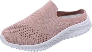 Women's Slip-on Mule Sneakers Lightweight Running Shoes for Men Jogging Business Casual Shoes Men Shoes Sneakers Black Tennis Shoe Loafers Shoe