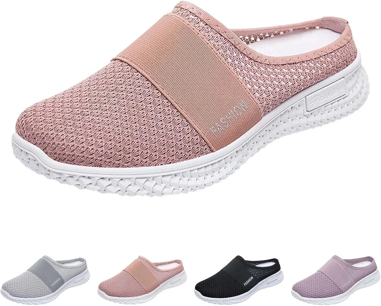 Women's Slip-On Orthopedic Arch Support Backless Non Slip Work Shoes Women Comfortable Men Shoes Casual Men Shoes Sneakers Brown Tennis Shoe Cross Trainer Shoe