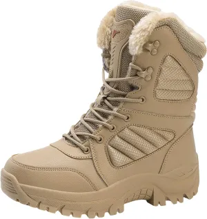 Women's Winter Thermal Boots for Women Waterproof Snow Winter Warm Hiking Work Comfy Boots Sneakers Walking Shoes Combat