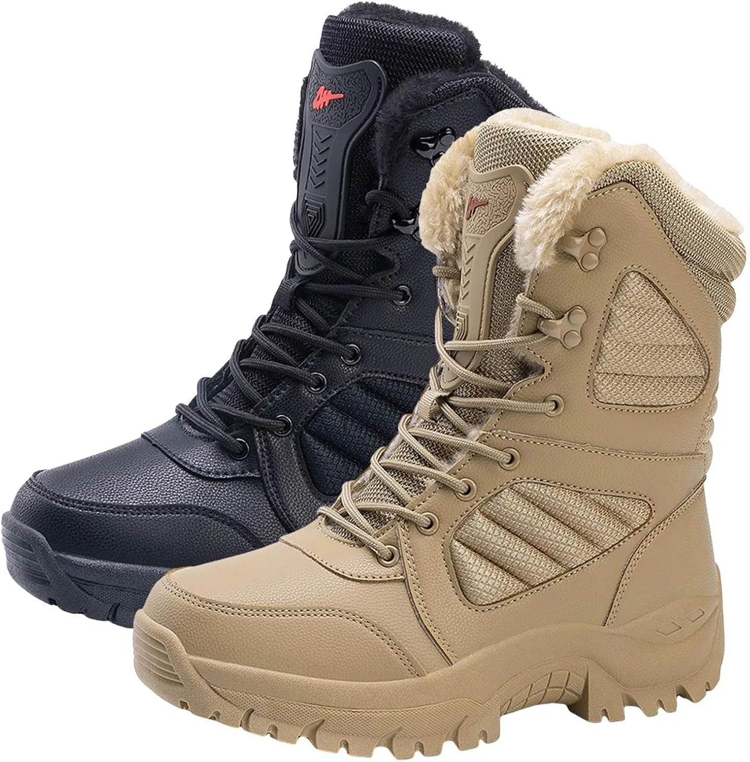 Women's Winter Thermal Boots for Women Waterproof Snow Winter Warm Hiking Work Comfy Boots Sneakers Walking Shoes Combat