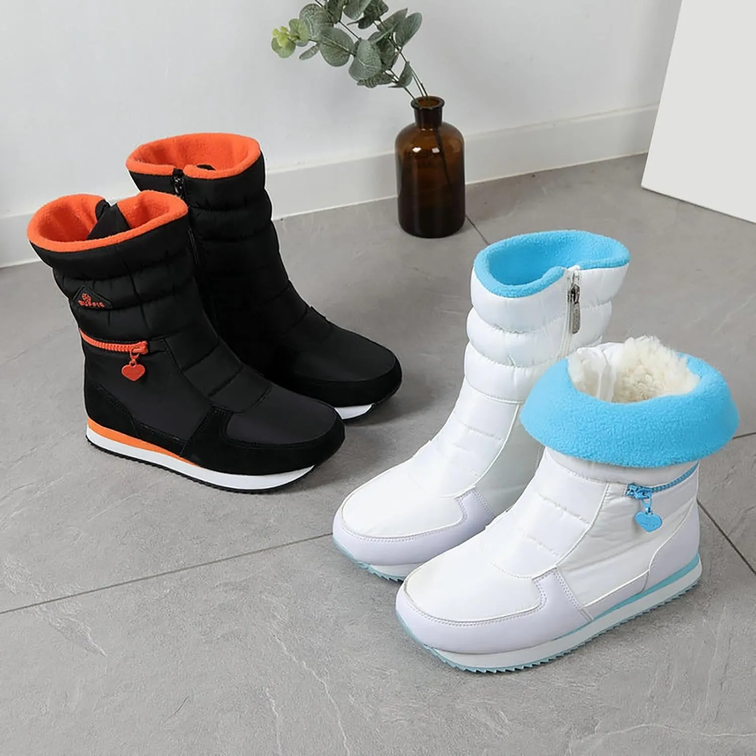 Women's Winter Thermal Boots for Women Waterproof Snow Winter Warm Hiking Work Comfy Boots Sneakers Walking Shoes Winter