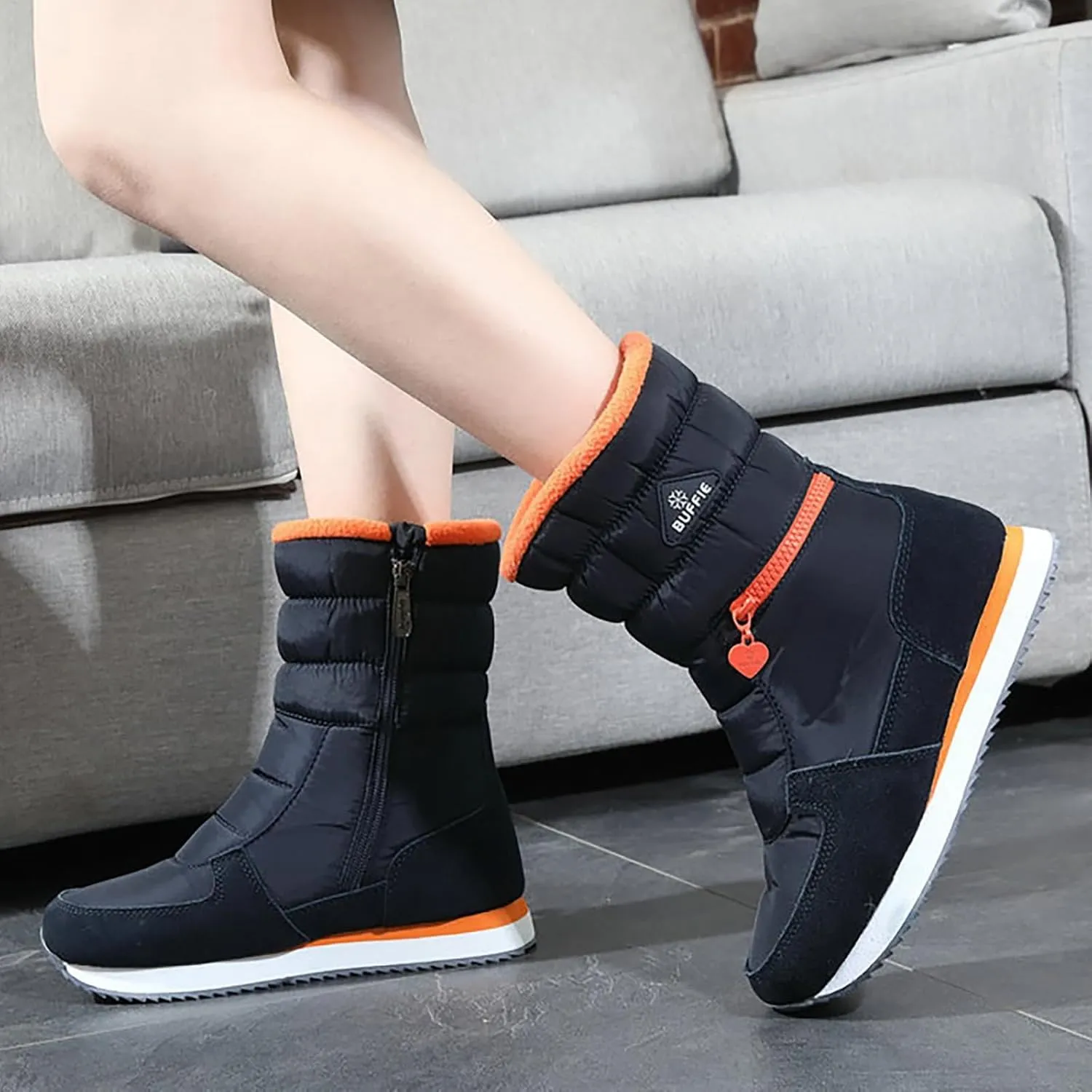 Women's Winter Thermal Boots for Women Waterproof Snow Winter Warm Hiking Work Comfy Boots Sneakers Walking Shoes Winter