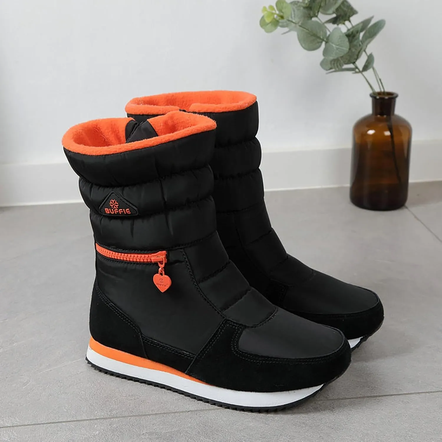 Women's Winter Thermal Boots for Women Waterproof Snow Winter Warm Hiking Work Comfy Boots Sneakers Walking Shoes Winter