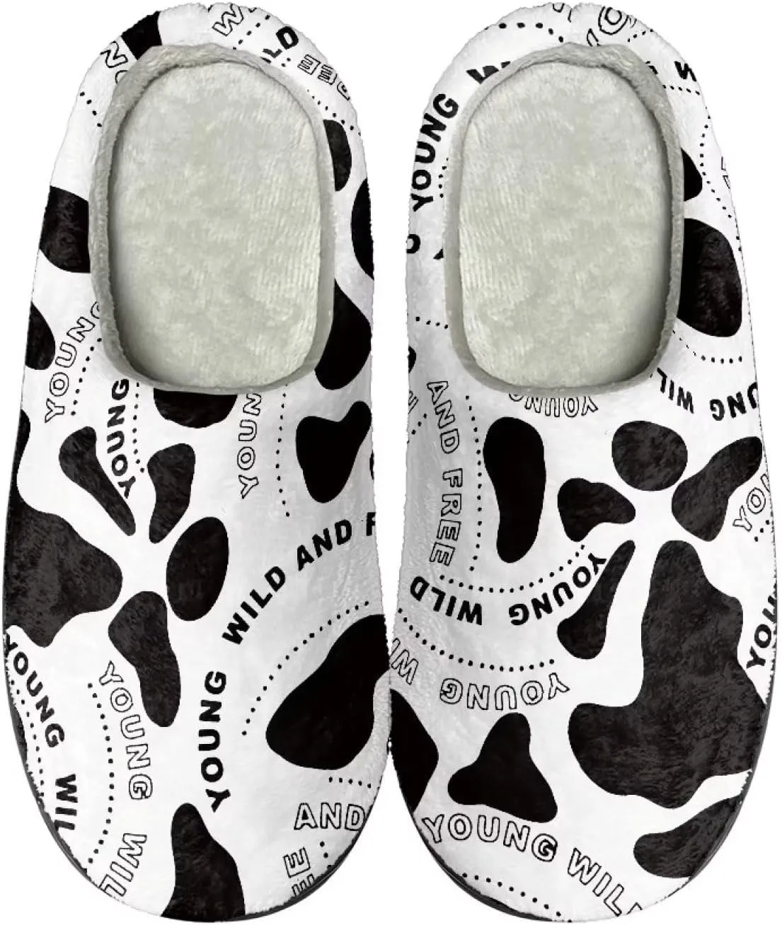 Yzaoxia House Slippers for Women Size 5.5-12 Soft Plush Cozy Bedroom Slippers Indoor Washable