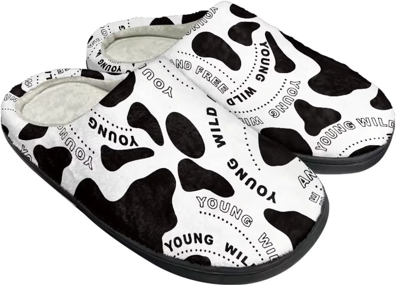 Yzaoxia House Slippers for Women Size 5.5-12 Soft Plush Cozy Bedroom Slippers Indoor Washable